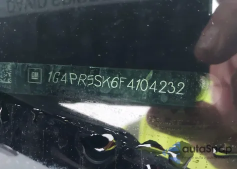 2015 Buick Verano Convenience Group from USA, damaged, VIN 1G4PR5SK6F4104232